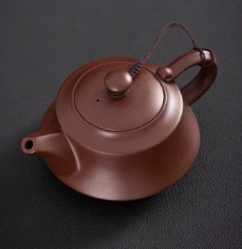 Aged Purple Clay Zisha Teapot Phoenix Cry Teapot Ruyi Teapot 270ml Household Brewing Teapot Teacup Chinese Style Handmade Kung Fu Tea Set