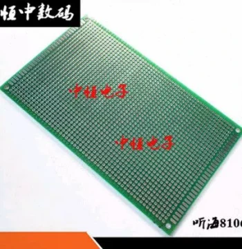 10*15cm PCB Universal Board, Double-Sided Tin-Sprayed Prototype Board, Thickness 1.6mm, Pitch 2.54, Size 100*150MM