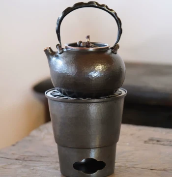 One-Piece Mushroom Picking Twisted Pot - Pure Handmade Retro Copper Kettle, Outdoor Tea Boiling & Brewing Pot, Kung Fu Teaware