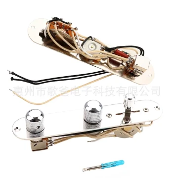 Instrument Accessories TL Guitar Control Plate Wiring Potentiometer with Dome Knobs