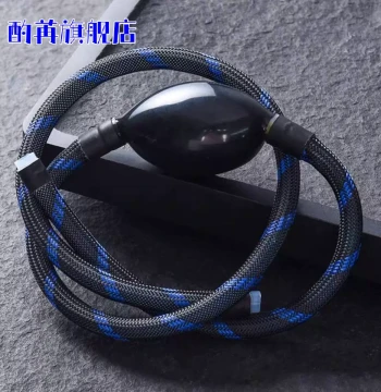 Tea Tray Drain Pipe with Water Absorption Ball, Thickened Silicone Hose for Tea Ceremony Accessories, Water Bucket Connection and Guide Pipe
