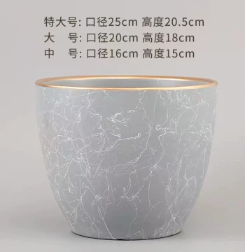 Ceramic Flower Pot Extra Large Large Diameter Nordic Style Indoor Outdoor Potted Succulent Greenery Spider Plant Creative Special Free Shipping