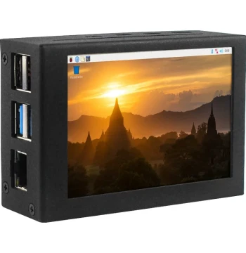 Raspberry Pi 4B 3.5 Inch Display Pi4 Generation Monitor Screen Heat Sink Fan Integrated Metal Case