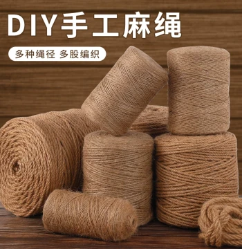Hemp Rope Thick & Thin Braided Line for DIY Crafts