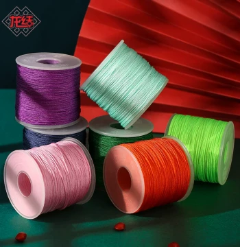 Longjie No. 72 Jade Line Chinese Knot Cord, Handmade DIY Material, Taiwan Nylon Braided Rope, 100 Colors Jewelry String