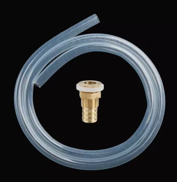 Yanshu Large T-Shaped Copper Tube Stainless Steel Tray Drainage Joint Kung Fu Tea Set Tea Tray Silicone Downpipe Drain Hose