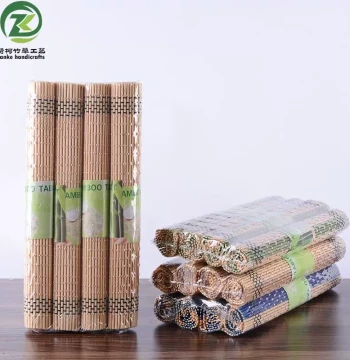 New Direct-Sale Bamboo Mat Placemat - Handwoven Tea Tray Bamboo Mat for Tea Ceremony Decor and Photography Props