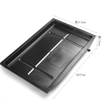 Tea Basin Rectangular Tea Tray Water Catchment Plate Kung Fu Tea Set Accessories Base Drainage Tray Spare Parts Leak-Proof Plate