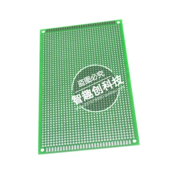 Double-Sided Tin-Sprayed Experimental Board 2.54MM Pitch 9*15CM Universal Board Perf Board Fiberglass Green Solder Mask Tin-Plated Board