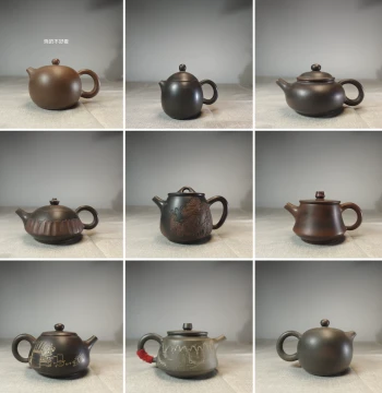 Nixing Pottery Minor Flaw Bargain Pure Handmade Teapot Chinese Style Qinzhou Raw Clay Hand-Thrown Non-Zisha Jianshui Purple Clay