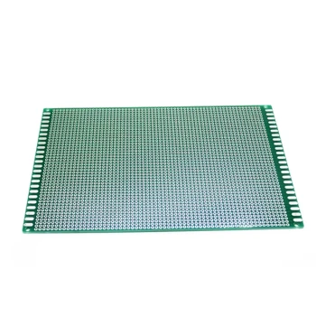 Single-Sided Tin-Sprayed Board, 2.54MM Pitch, 12*18CM Perfboard, Experimental Board, Full Fiberglass Green Oil Board