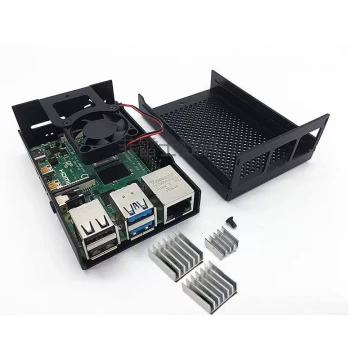 Raspberry Pi 4 Metal Case Aluminum Alloy with Heat Sink