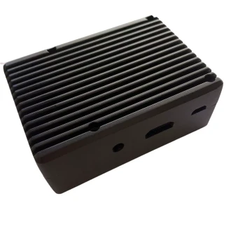 Compatible with Raspberry Pi RaspberryPi4B Armor Aluminum Alloy Case with Heat Sink Posts for Enhanced Cooling