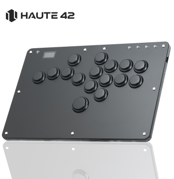 Haute42 Hitbox Fighting Keyboard for Raspberry Pi, Street Fighter 6, Switch, PC - R Series