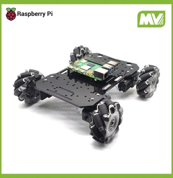 Smart Car Chassis with Robotic Arm, Compatible with Raspberry Pi, Arduino, STM32, Featuring Mecanum Wheels and Motor Drivers