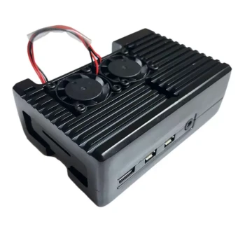 Raspberry Pi 4B Motherboard Case, Raspberry Pi 4B Type Box, 4B/4th Gen Aluminum Alloy Heat Dissipation Shell Accessories