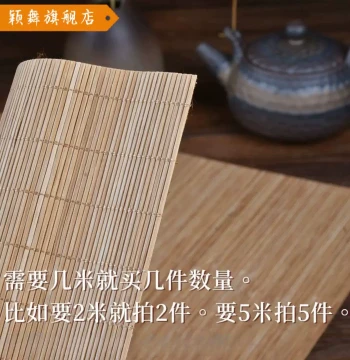 Bamboo Tea Mat Cuttable Bamboo Mat Bamboo Coaster Tea Curtain Table Runner Decoration Wall Bamboo Tea Mat Source