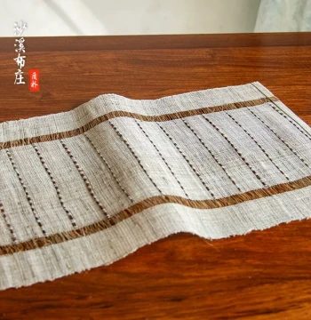 Fast Shipping Chinese Style Handmade Dry Tea Ceremony Mat - Light Color Ancient Style Zen Decor, Ramie Table Runner