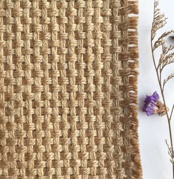 Burlap Tea Mat Thick Reinforced for Display Cabinet