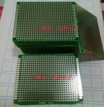 Double-Sided Tin-Plated Universal Board 6cmx8cm, Experimental Board, Breadboard, Perfboard, 2.54MM Pitch, Huaqiang
