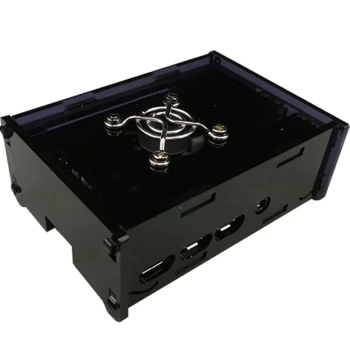 Acrylic Case for Raspberry Pi 4B, 6-Piece DIY Enclosure