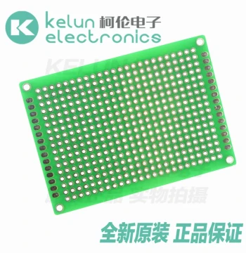 Double-Sided Tin-Sprayed Prototype Board 2.54MM Pitch 5*7CM Universal Board, Perf Board, Fiberglass Green Oil Tin-Plated