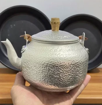 High-Aesthetic Mini Teapot New Chinese Style Handmade Traditional Aluminum Pot Single Person Travel Family Outdoor Boiling Teapot Unique Pot