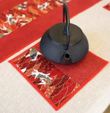 Classic Fabric Teacup Coaster Placemat Teapot Pad Heat Insulation Decorative Japanese Style Tea Mat Chinese Style Retro Classic