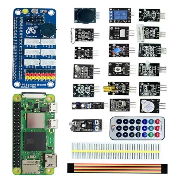 Raspberry Pi 4B Zero 2W Pico W Motherboard Beginner Starter Kit 20+4 Sensors