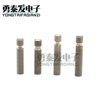 3D Printer Throat Tube Accessory Extruder M6*26 30 35 40 MK8 Nozzle DIY Kit with PTFE Feed Tube