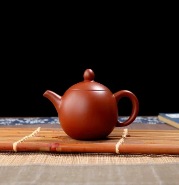 Yixing Zisha Teapot, Handmade Zhu Clay Xishi and Longdan Teapot, Filtered Small Brewing Teapot, Ceramic Tea Set, Flower Tea Teapot