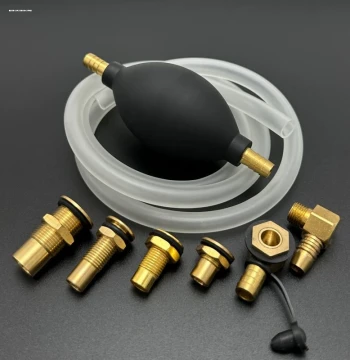 Tea Table Square Tray Water Spout Drainage Tea Tray Catcher Connector Leak Head Kung Fu Tea Set Parts Copper Straight Fitting