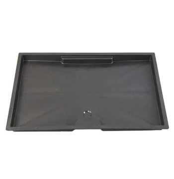 Tea Tray Water Catchment Tray with Drainage Leak-Proof Base Plastic Rectangular Tea Set Accessory