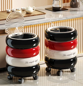 Tea Water Bucket Waste Water Bucket Household Tea Station Drainage Bucket Tea Brewing Tea Tray Trash Can Tea Table Water Catchment Bucket Premium Tea Dregs Bucket