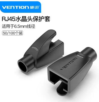 Vention RJ45 Connector Protective Covers for Cat5/Cat6/Cat7 Ethernet Cables - Universal Colored Plastic Claw Boots