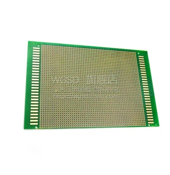 Single-Sided PCB Circuit Board Perfboard Wiring Board Green Oil Board 2.54MM Pitch 12*18CM Experimental Board Fiberglass