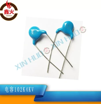 High-Voltage Ceramic Disc Capacitor 102K 4KV, High-Voltage Arc Ignition Capacitor for Inverter Argon Arc Welders, Commonly Used in High-Frequency Boards