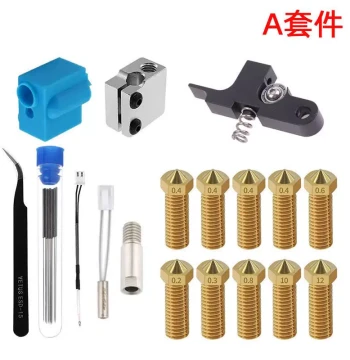 3D Printer Sidewinder X1/Genius Nozzle Silicone Sleeve Thermistor Heater Throat Kit