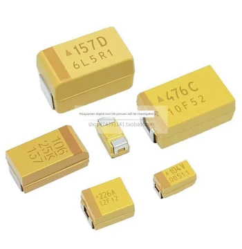 SMD Tantalum Capacitors ABCDE Types 3216/3528/6032/7343, Values 0.1/6.8/15/33/220/470