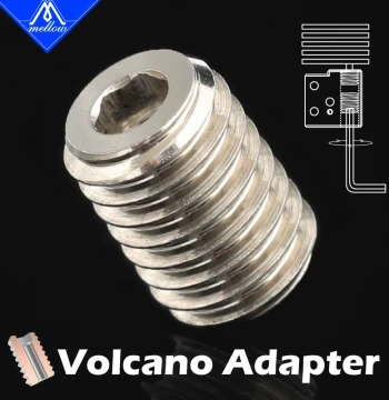 Mellow 3D Printer Parts E3D Volcano Extruder Heater Block V6CHT Nozzle Copper Transition Block