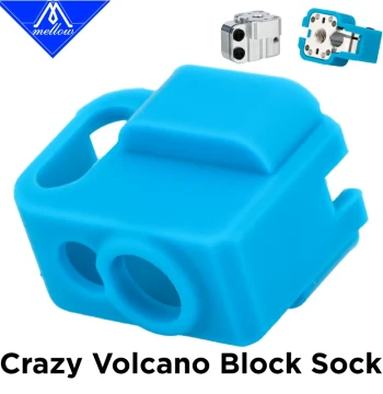 Mellow 3D Printer Parts Mosquito Dragon Extruder Head V6 Heating Block Silicone Sleeve Crazy Dragon