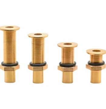 Water Drain Spout Accessory Stainless Steel Tea Set Tea Table Export Copper Pipe Fitting Tube Tea Tray Drainage Part Tray