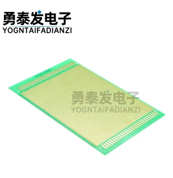 Single-Sided PCB Prototype Board with Holes, Circuit Board 2.54MM Pitch 12*18CM Experimental Board Fiberglass Green Solder Mask