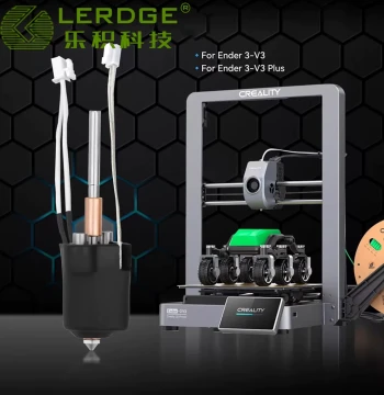 Compatible with Creality Ender3 V3/V3PLUS Integrated Nozzle Ceramic Hotend Heater Block Kit