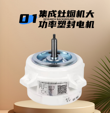 Compatible with Macro Joy Range Hood Plastic-Sealed Motor, Capacitor-Run Asynchronous Plastic-Sealed Motor with Copper Wire 90W\130W