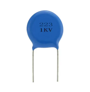 High-Voltage Ceramic Capacitor 223, Through-Hole High-Frequency 1KV Disc Capacitor, Direct from Manufacturer