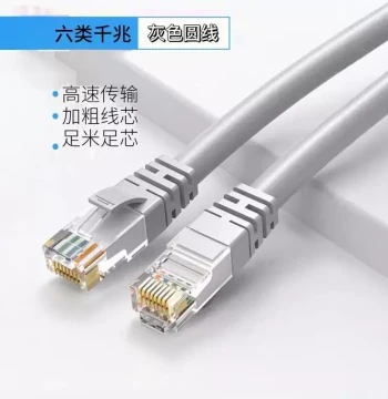 Home High-Speed Gigabit Router Ethernet Cable, Cat5/Cat6 Surveillance and Broadband Network Patch Cables