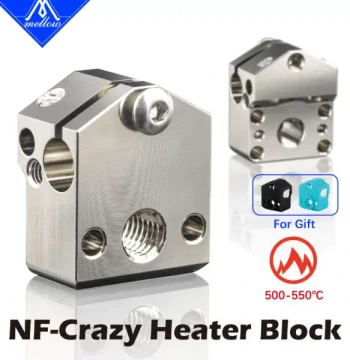 Mellow PT Heating Crazy Extruder Compatible with Mosquito Me 3D Printer High-Quality Copper Block