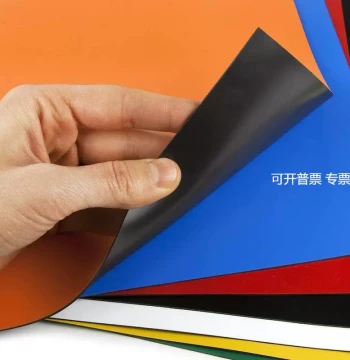 Rubber Magnet Soft Magnetic Single-Sided Magnet Sheet Soft Magnetic Sheet Vent Magnet Sticker Fridge Sticker Strong Self-Adhesive Flexible Magnetic Paper