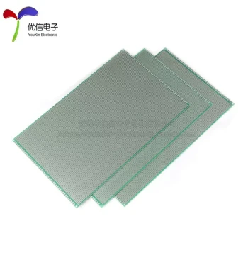 Single-Sided HASL Board, 2.54MM Pitch, 20*30CM, Universal Board, Prototype Board, Full Fiberglass Green Solder Mask